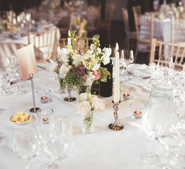 Wedding Flowers in Jars | Maryanne Weddings Photography