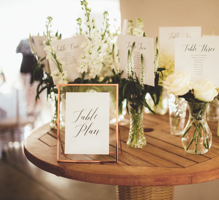 Vase Table Plan | Maryanne Weddings Photography