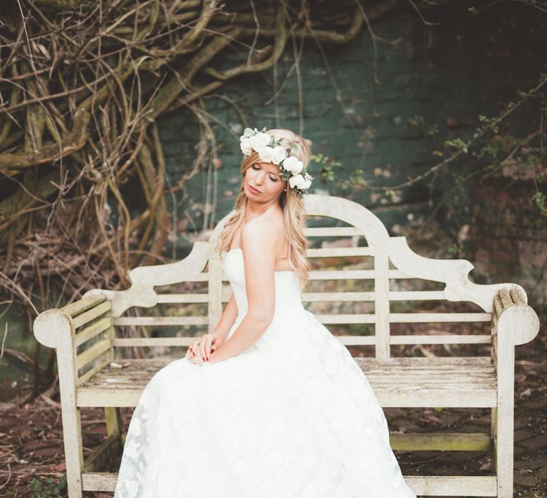 Bride in Kate Halfpenny London Eseme Bridal Gown | Maryanne Weddings Photography