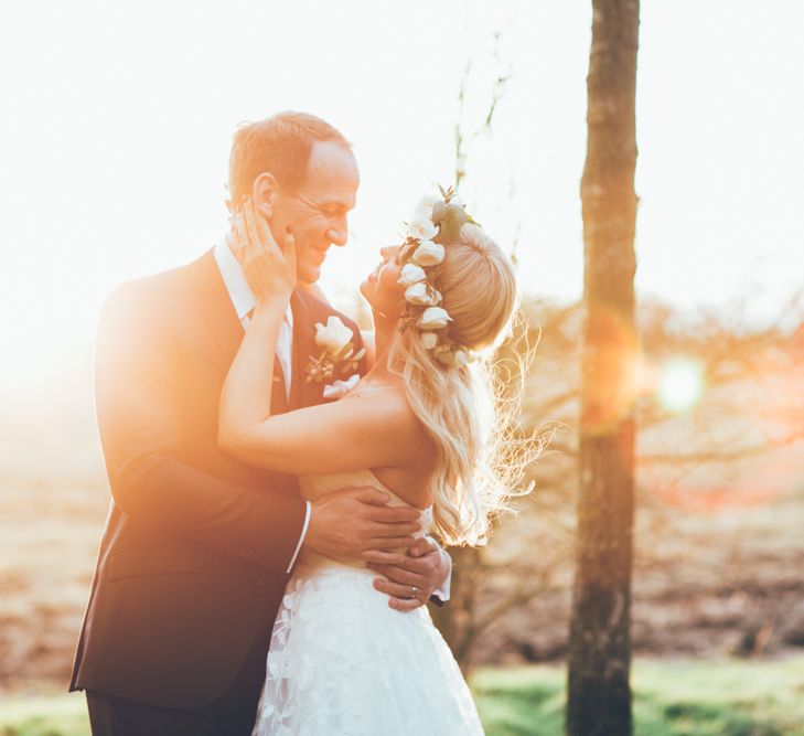 Bride in Kate Halfpenny London Eseme Bridal Gown | Maryanne Weddings Photography