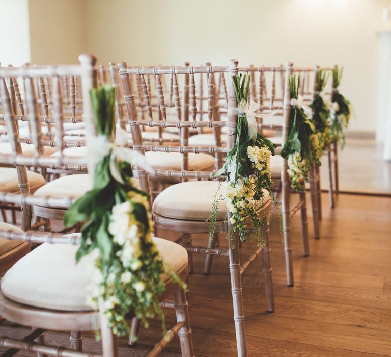 Aisle Chair Decor | Maryanne Weddings Photography