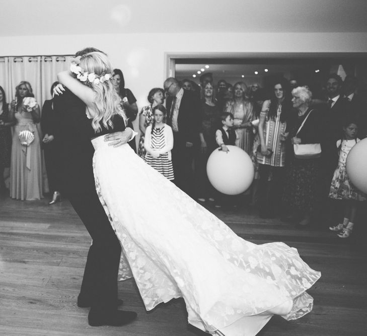 First Dance | Bride in Kate Halfpenny London Eseme Bridal Gown | Maryanne Weddings Photography