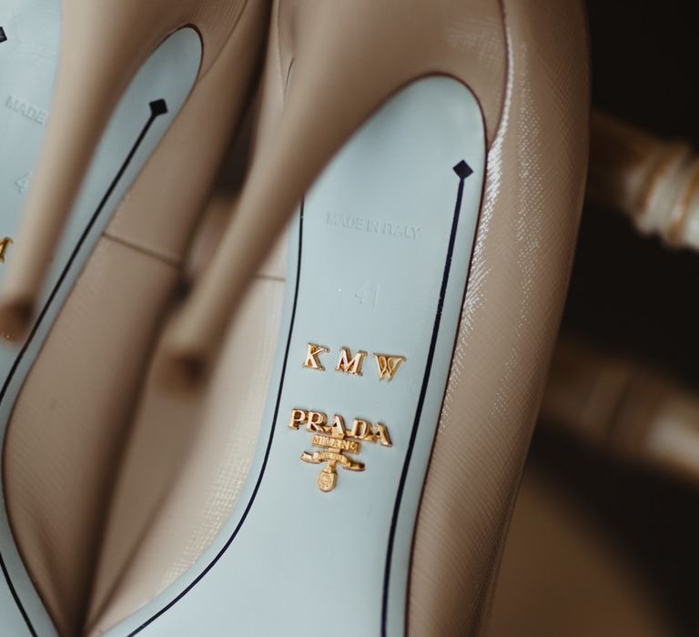 Personalised Prada Bridal Shoes