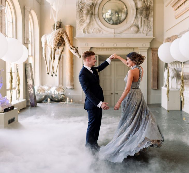 Bride & Groom Dancing