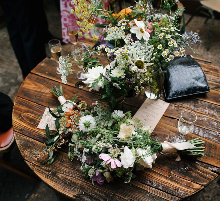 Wild Flower Wedding Bouquets