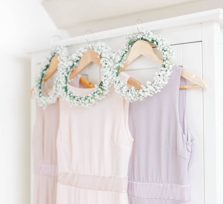 Pink Hued ASOS Bridesmaid Dresses | Romantic Pastel Wedding at Cripps Barn | White Stag Wedding Photography | Dan Hodge Wedding Films