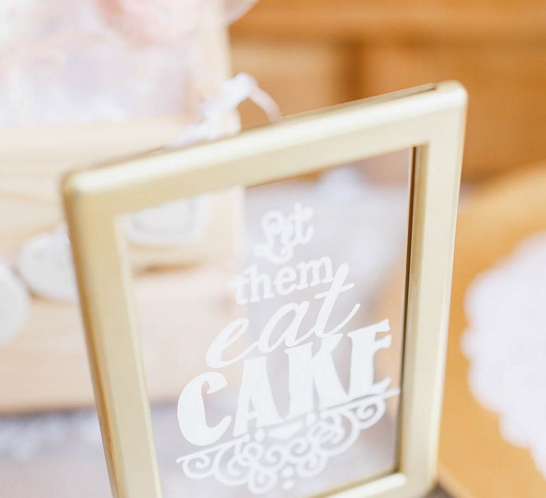 White Ink Wedding sign | Romantic Pastel Wedding at Cripps Barn | White Stag Wedding Photography | Dan Hodge Wedding Films