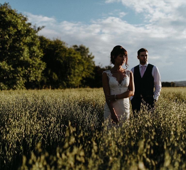 Bride & Groom at Golden Hour