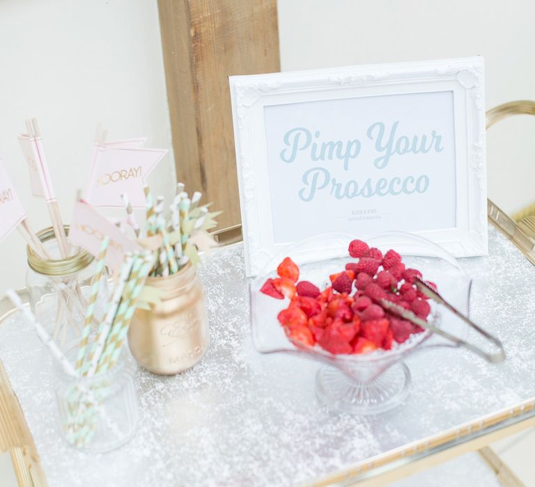 Pimp Your Prosecco Bar | Pastel Wedding at Gaynes Park | Anneli Marinovich Photography