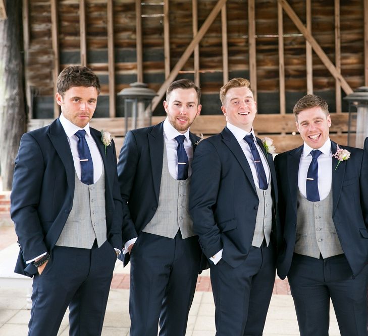 Groomsmen | Pastel Wedding at Gaynes Park | Anneli Marinovich Photography