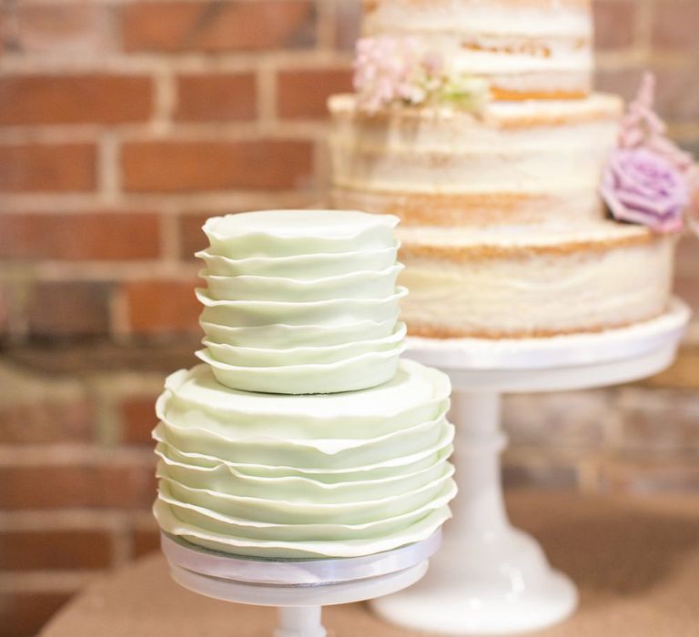 Mint Cream Wedding Cake | Pastel Wedding at Gaynes Park | Anneli Marinovich Photography