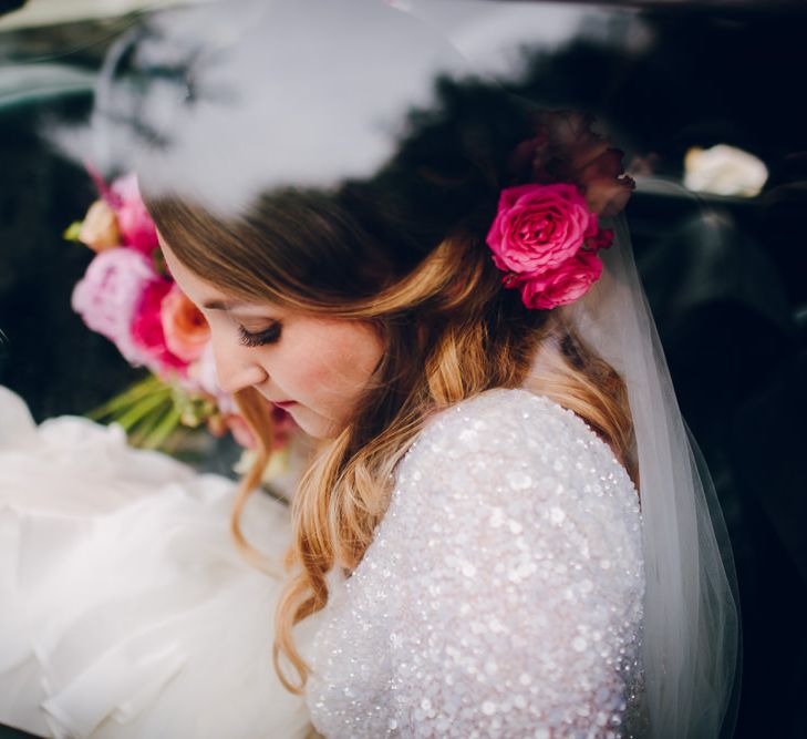 Bright Pink Peonies For A PapaKata Sperry Tent Wedding With Bride In Separates & Images From Amy B Photography