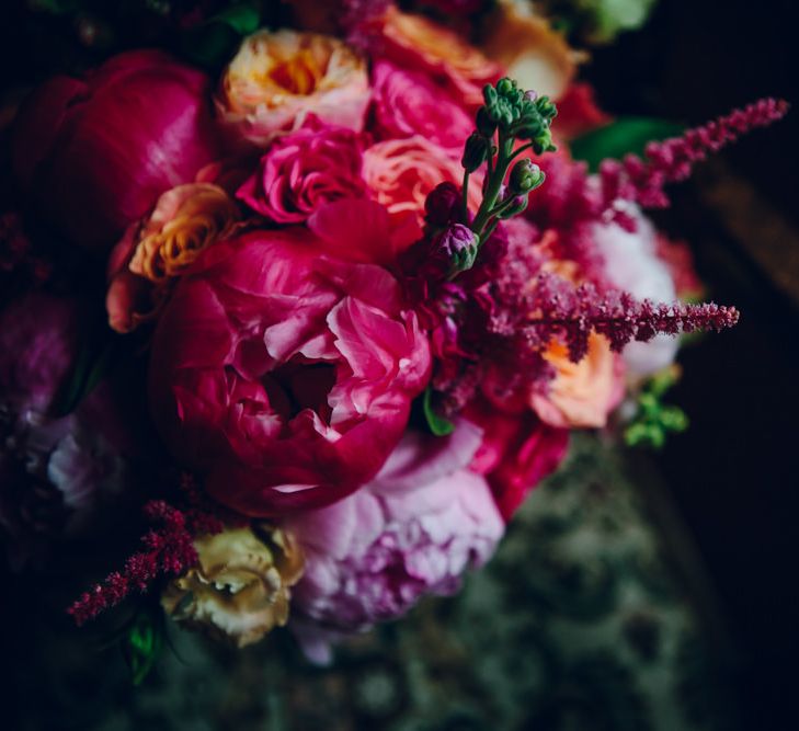 Bright Pink Peonies For A PapaKata Sperry Tent Wedding With Bride In Separates & Images From Amy B Photography