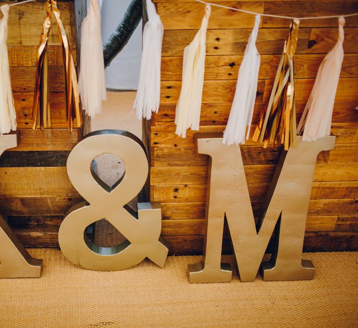 Bride & Groom's Initials For Wedding Decor