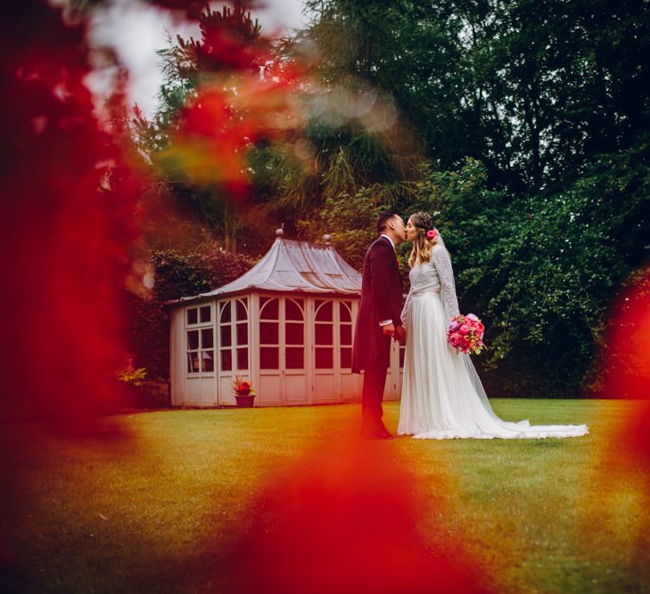 Bright Pink Peonies For A PapaKata Sperry Tent Wedding With Bride In Separates & Images From Amy B Photography