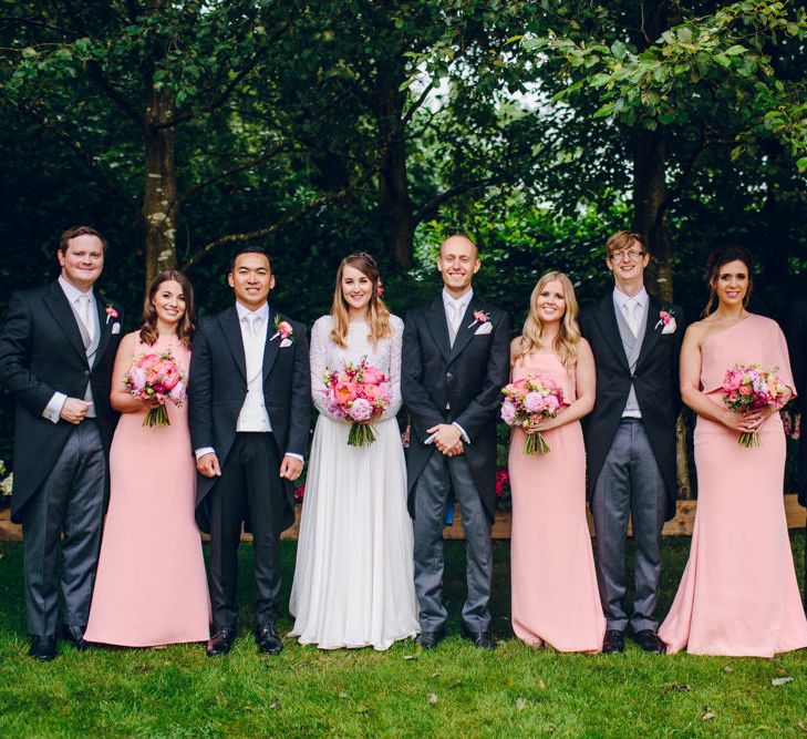 Bright Pink Peonies For A PapaKata Sperry Tent Wedding With Bride In Separates & Images From Amy B Photography