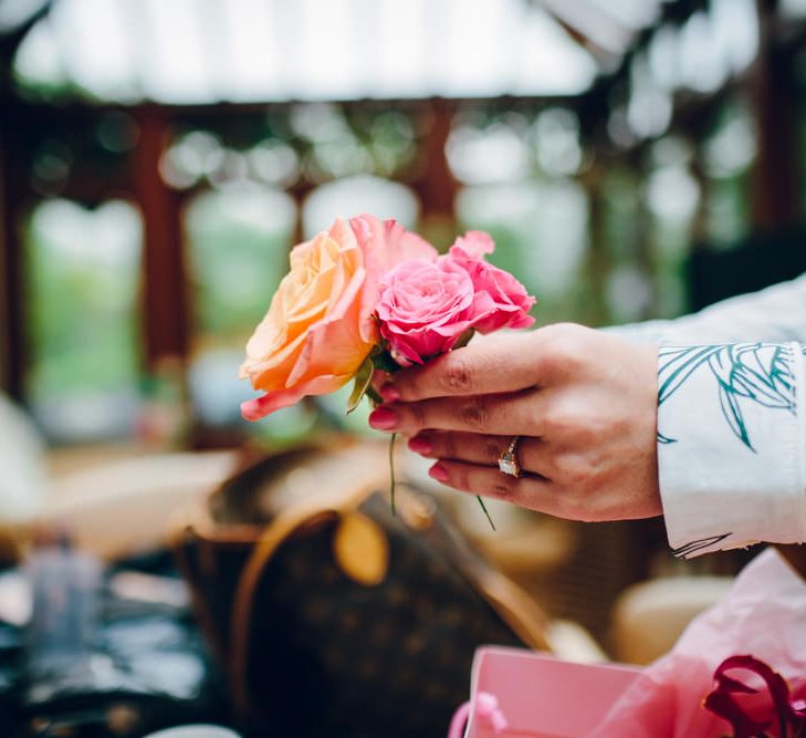 Bright Pink Peonies For A PapaKata Sperry Tent Wedding With Bride In Separates & Images From Amy B Photography