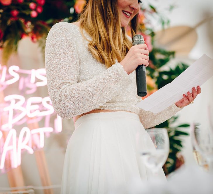 Bespoke Neon Sign For Wedding