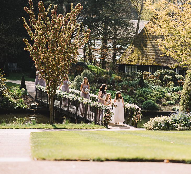 Bridal Party Entrance | The Orangery Maidstone | Lucie Watson Photography | TDH Media Films