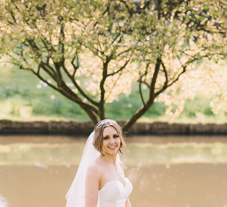 Bride in Ronald Joyce Wedding Dress | The Orangery Maidstone | Lucie Watson Photography | TDH Media Films