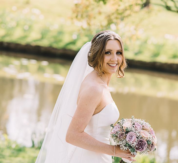 Bride in Ronald Joyce Wedding Dress | The Orangery Maidstone | Lucie Watson Photography | TDH Media Films