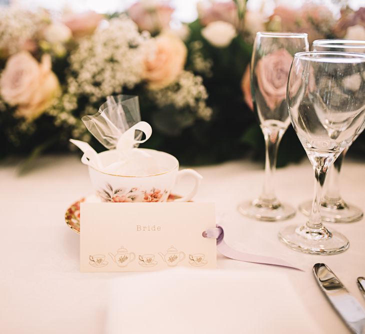 Tea Cup Place Setting | The Orangery Maidstone | Lucie Watson Photography | TDH Media Films