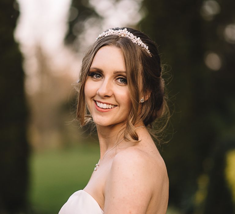 Bride in Ronald Joyce Bridal Gown | The Orangery Maidstone | Lucie Watson Photography | TDH Media Films