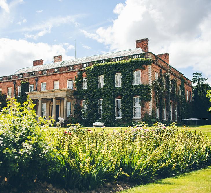 Elia By Pronovias Wedding Dress Bridesmaids In White Dresses Walcot Hall Wedding Venue With Images From The Crawleys & Film From This Modern Revelry