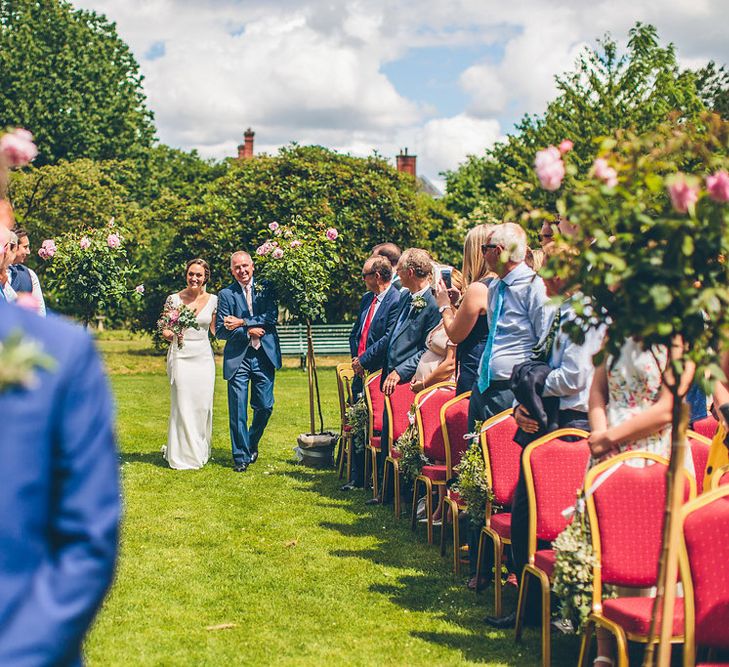 Elia By Pronovias Wedding Dress Bridesmaids In White Dresses Walcot Hall Wedding Venue With Images From The Crawleys & Film From This Modern Revelry