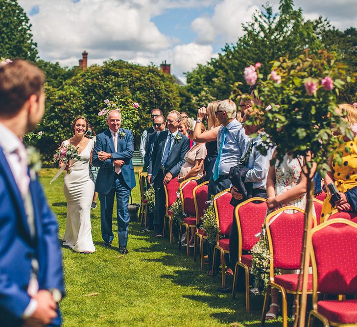 Elia By Pronovias Wedding Dress Bridesmaids In White Dresses Walcot Hall Wedding Venue With Images From The Crawleys & Film From This Modern Revelry