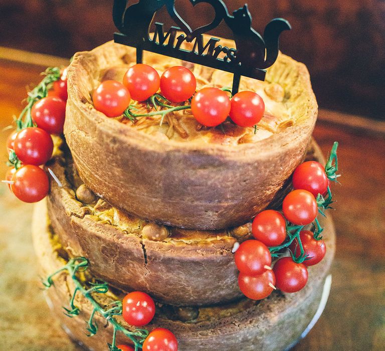 Pork Pie Wedding Cake