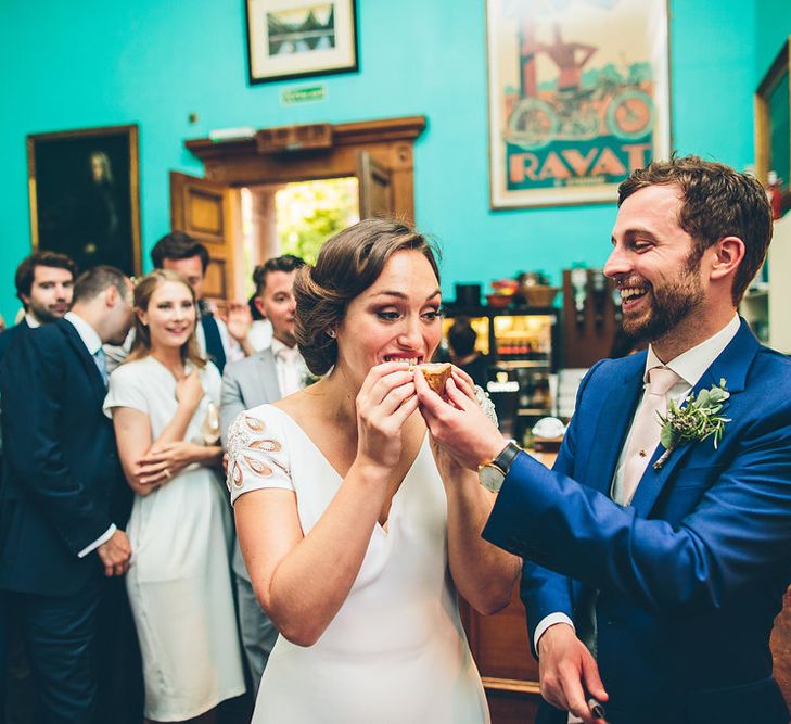 Elia By Pronovias Wedding Dress Bridesmaids In White Dresses Walcot Hall Wedding Venue With Images From The Crawleys & Film From This Modern Revelry