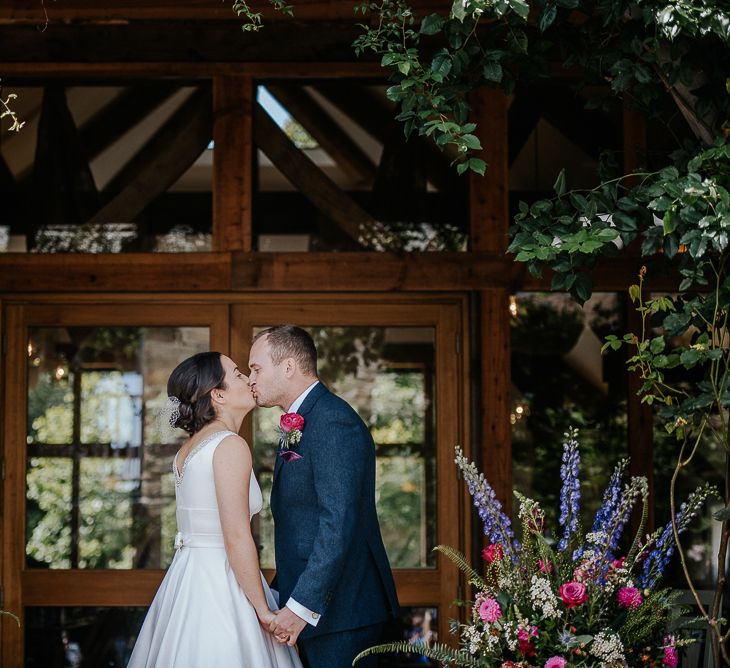 Outdoor Wedding Ceremony At Nancarrow Farm Cornwall