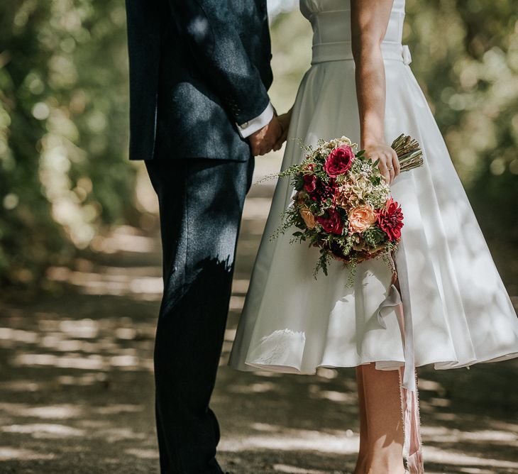 Bride & Groom Nancarrow Farm Wedding