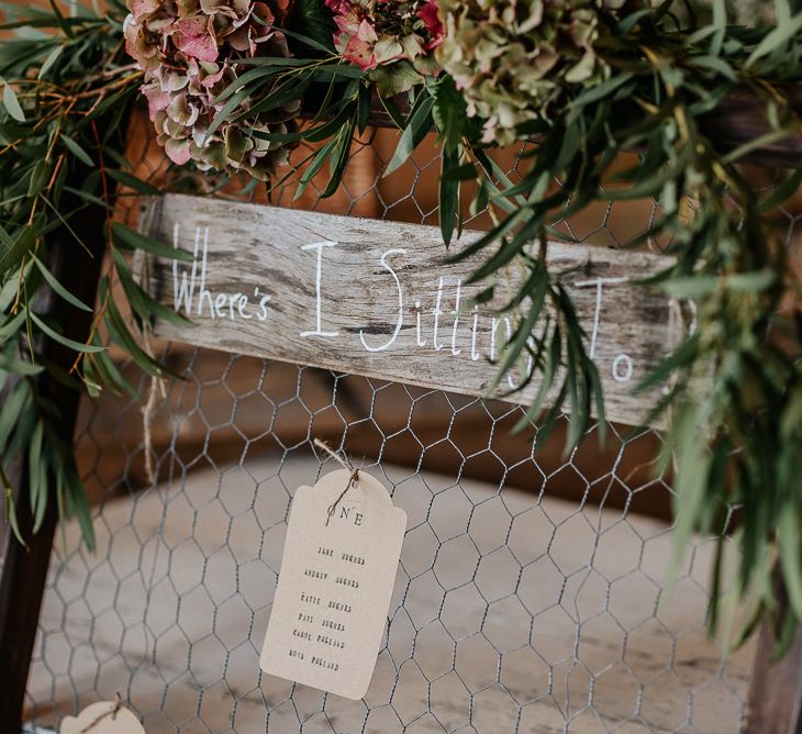 Rustic Table Plan