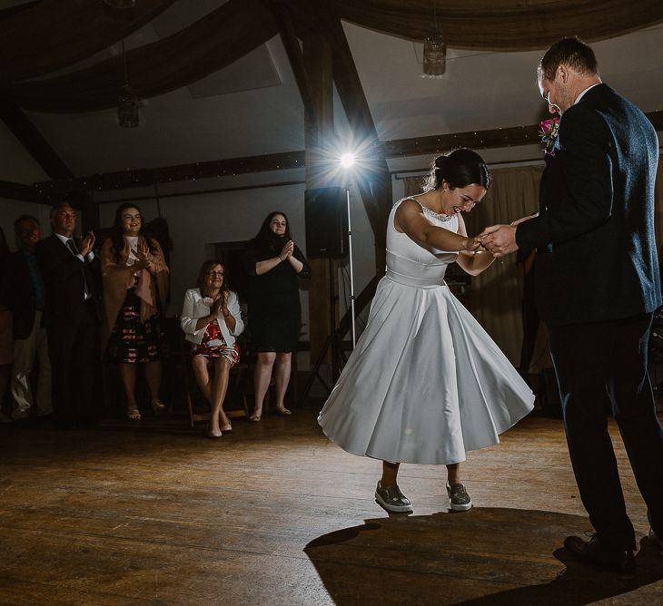 Bride & Groom Nancarrow Farm Wedding