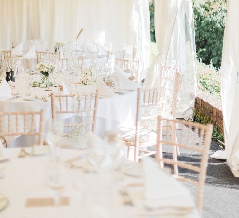 Elegant Summer Wedding With All White Decor