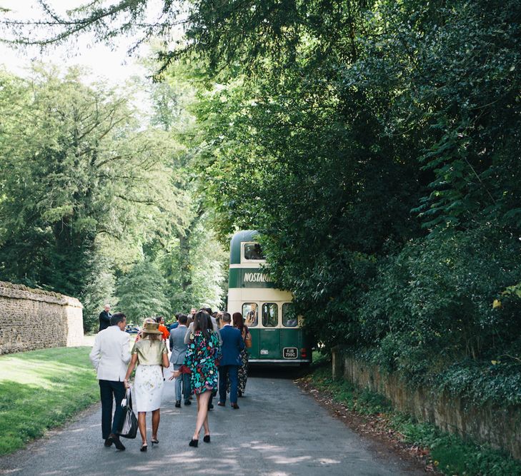 Double Decker Transport to Reception | Soho Farmhouse | Robbins Photographic