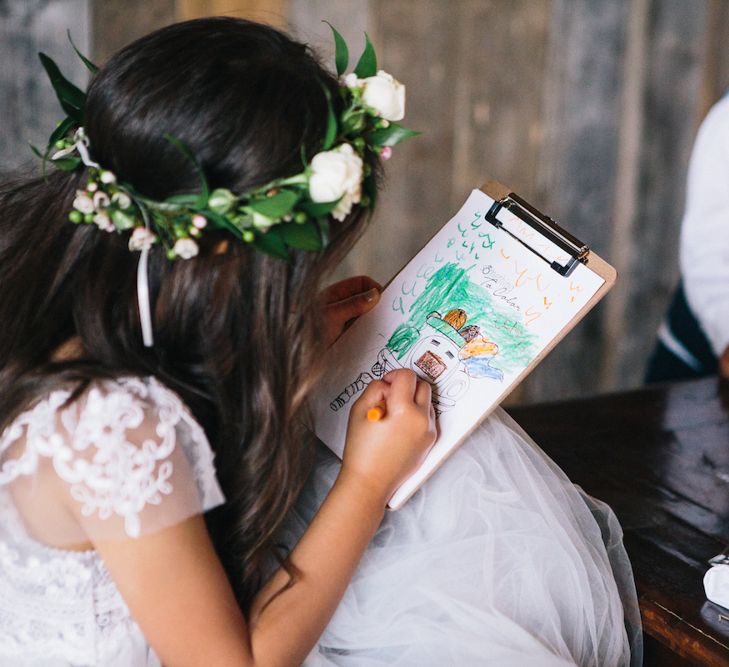 Colouring for the children during the Reception | Soho Farmhouse | Robbins Photographic