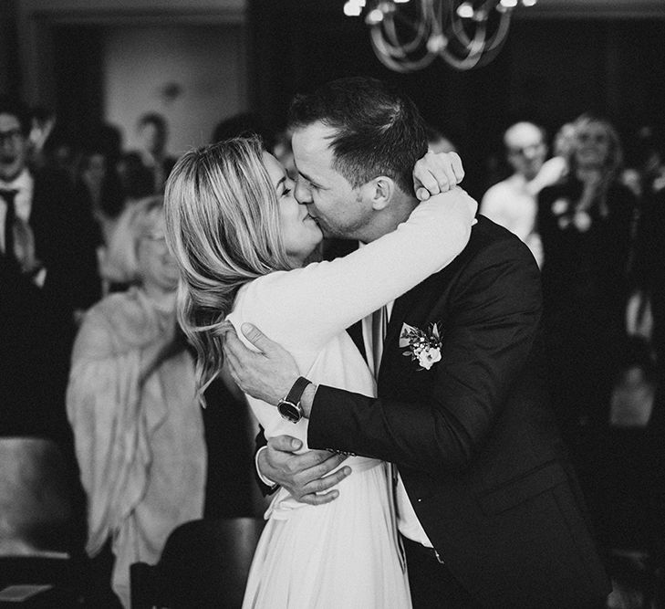 Snowy Winter Wedding In Bavaria With Bride In Truvelle