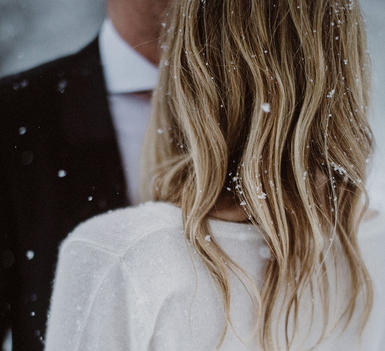 Snowy Winter Wedding In Bavaria With Bride In Truvelle