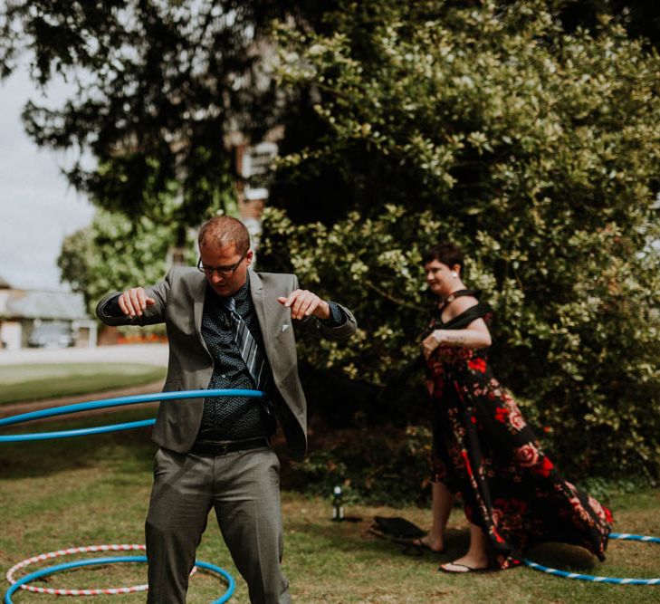 Garden Games | Colourful DIY Barn Wedding at The Manor Barn, Cambridge | Meghan Lorna Photography