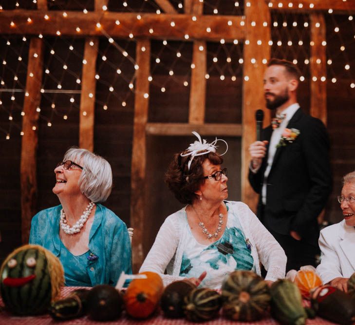 Wedding Speeches | Colourful DIY Barn Wedding at The Manor Barn, Cambridge | Meghan Lorna Photography