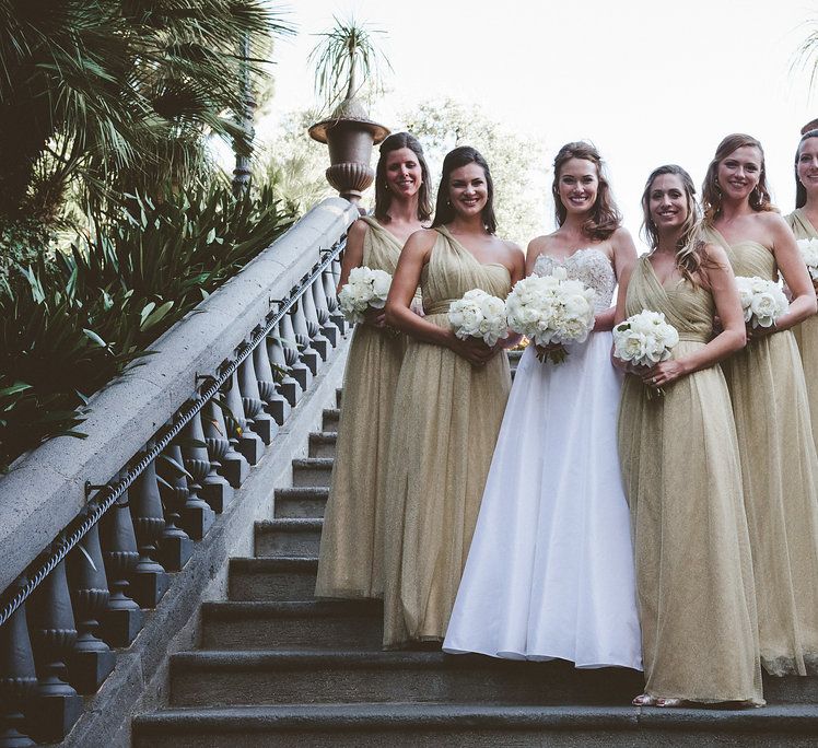 Gold Bridesmaid Dresses from Jenny Yoo