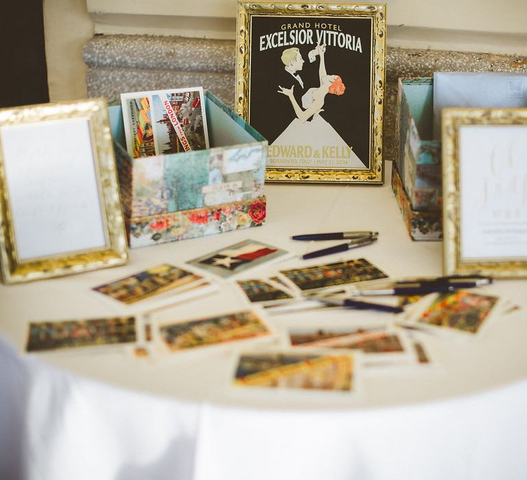 Postcard Guest Book