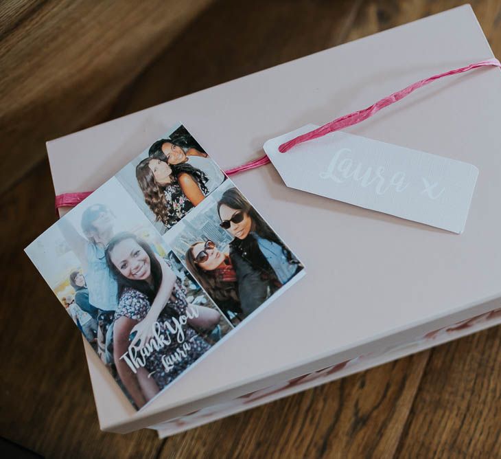 Bridesmaid Gift Box | | Cooling Castle Barn Wedding | Michelle Cordner Photography