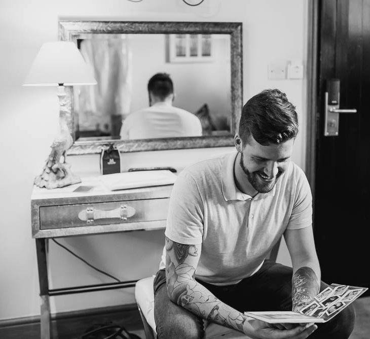 Groom Getting Ready | | Cooling Castle Barn Wedding | Michelle Cordner Photography