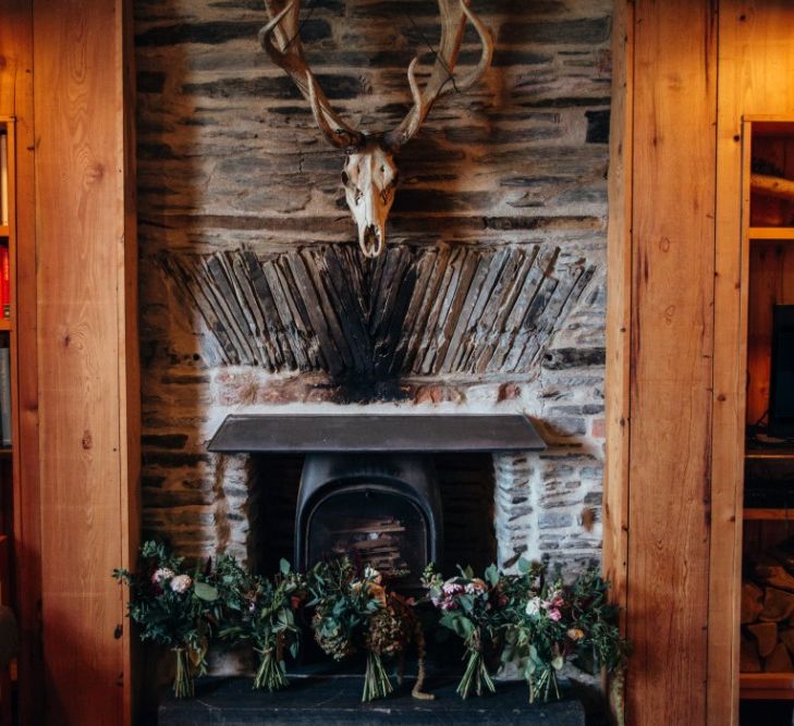 Bouquets | Bohemian Tipi Wedding Weekend at Fforest, Wales | Naomi Jane Photography