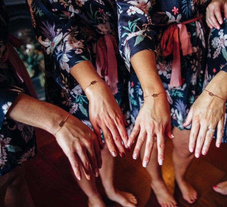 Bridesmaid Gifts | Bohemian Tipi Wedding Weekend at Fforest, Wales | Naomi Jane Photography