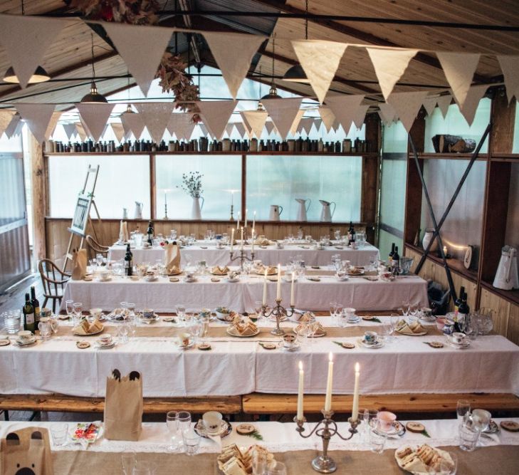 Reception Decor | Bohemian Tipi Wedding Weekend at Fforest, Wales | Naomi Jane Photography